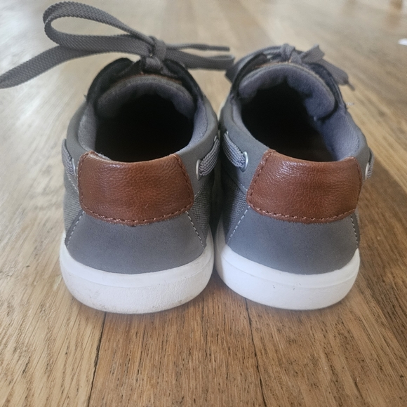 Sonoma Boys Gray Loafers Boat Shoes Size 13 - Picture 2 of 5